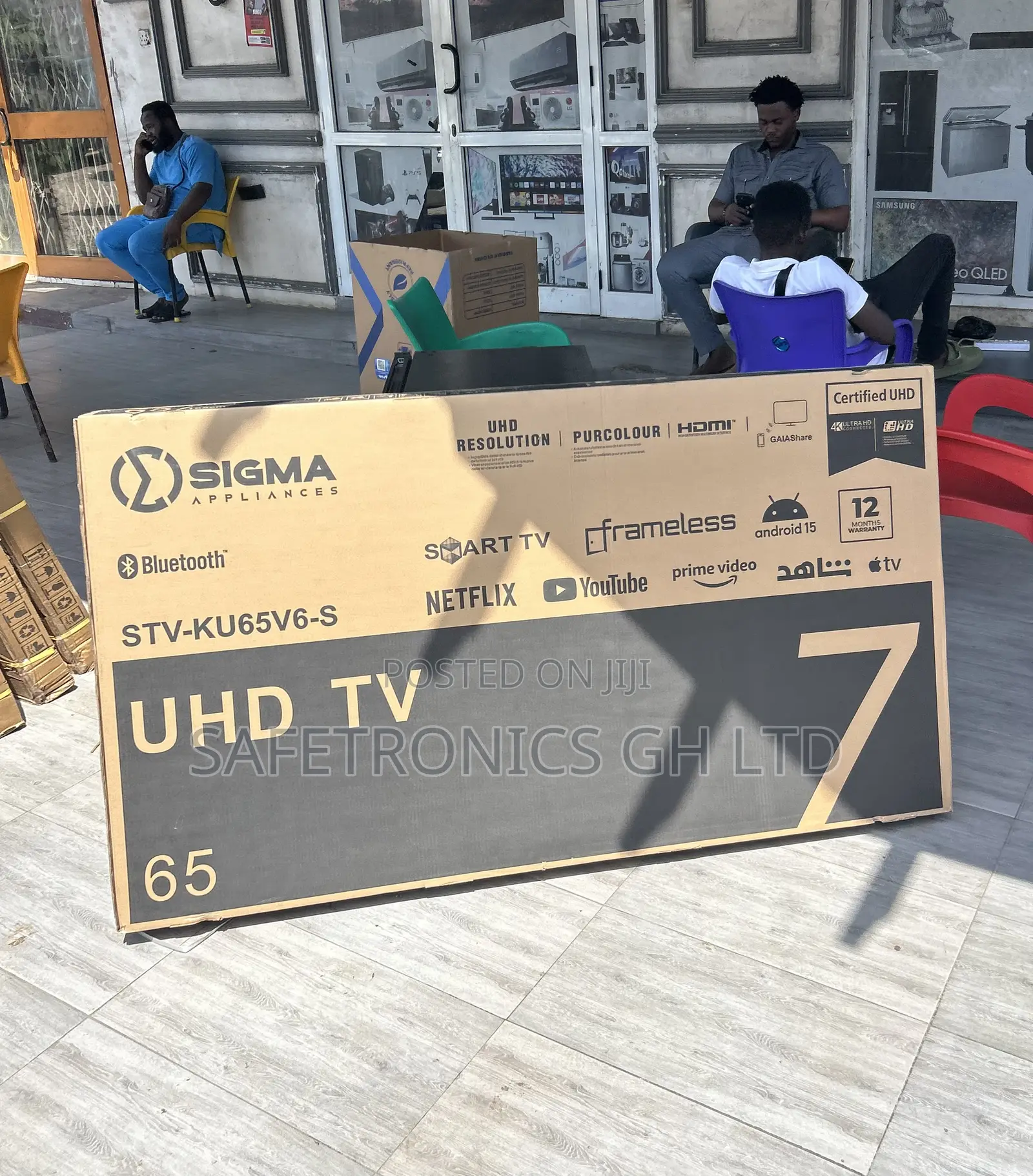 Get Original 65 Inch Led Smart Sigma Android Satellite Tv