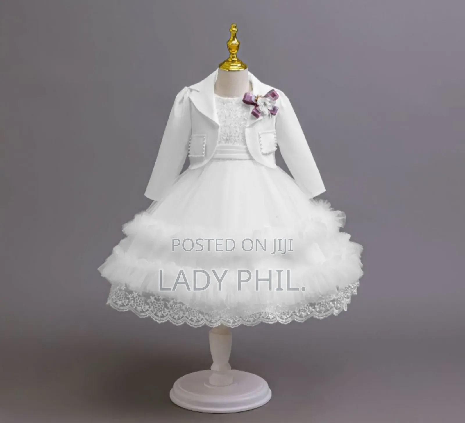 Gorgeous Princess Girl Dress With Petticoat