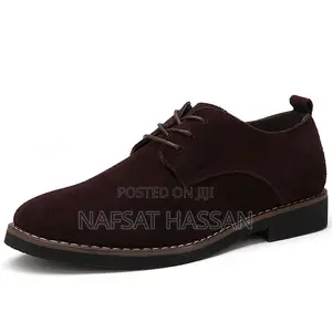 Reversible Leather Suede Oxford Shoes