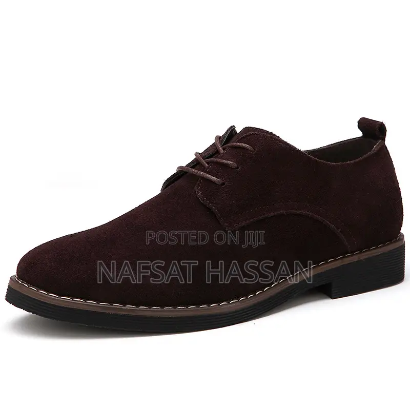 Reversible Leather Suede Oxford Shoes
