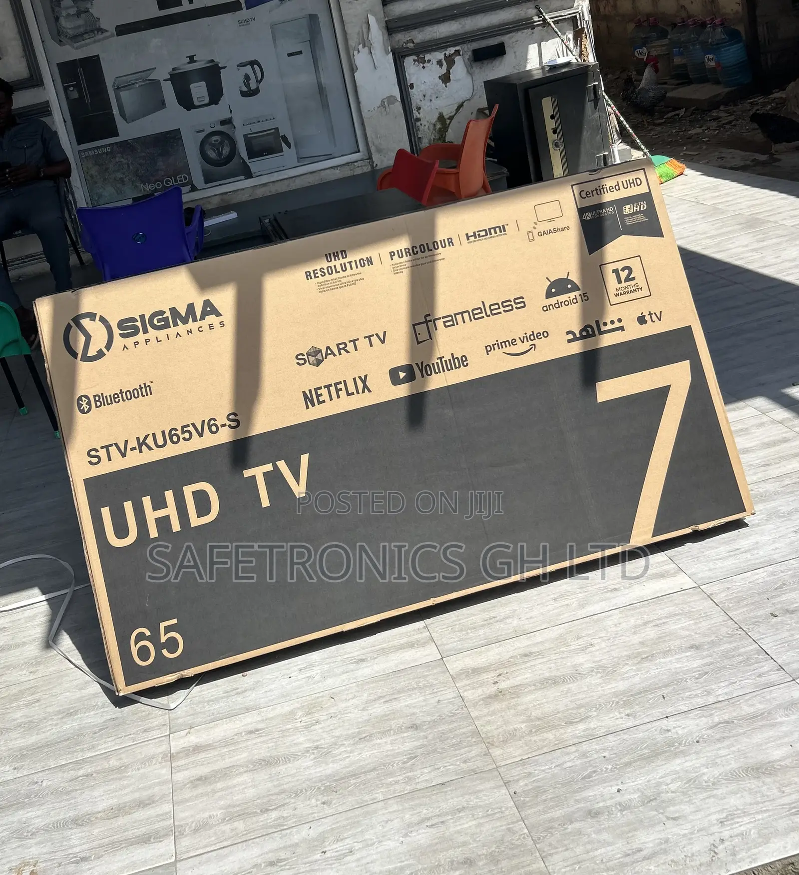Design Quality Led Sigma Android 65 Inch Digital Satellite Tv