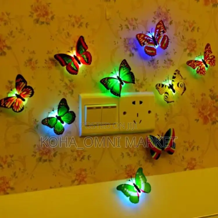 6 PCS Butterfly Led Light