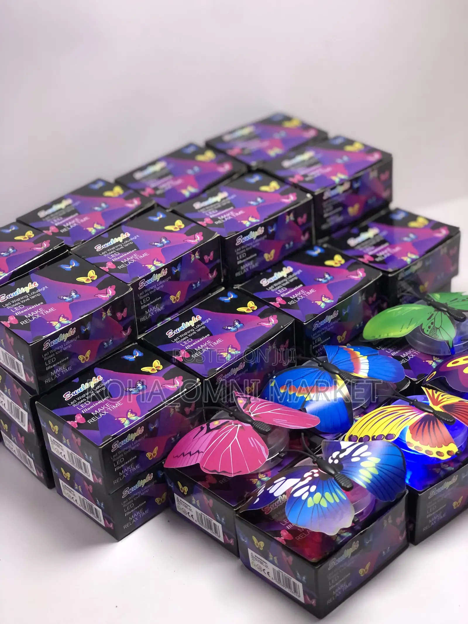 6 PCS Butterfly Led Light