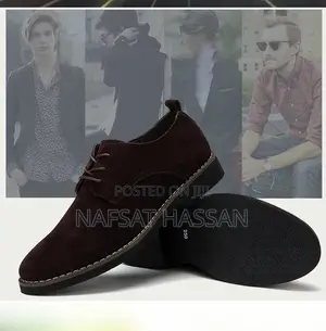 Reversible Leather Suede Oxford Shoes