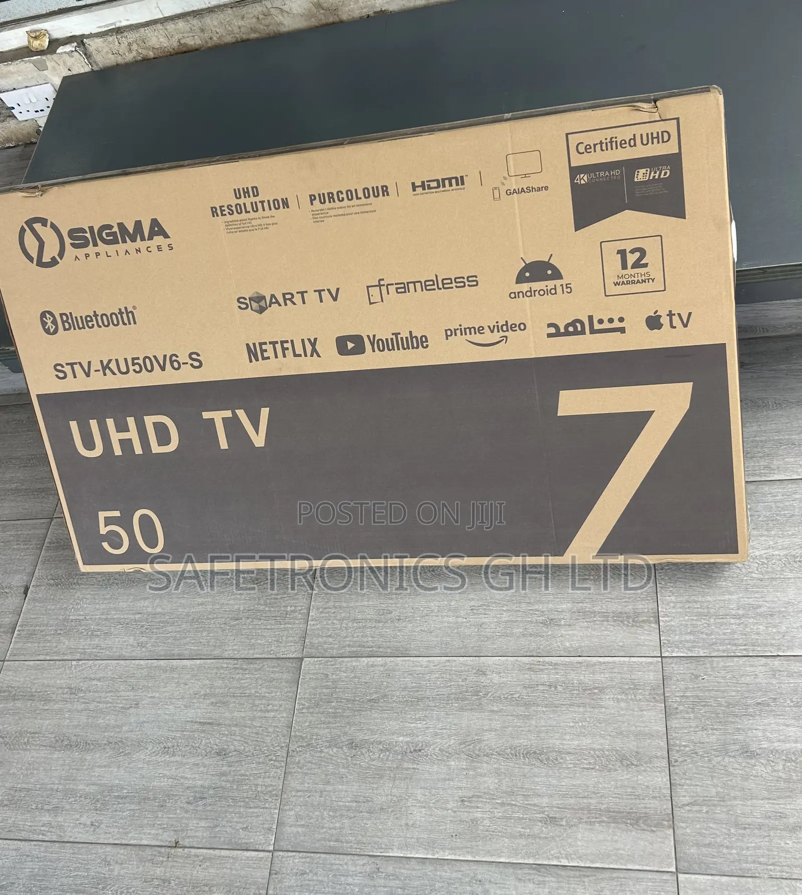 Reliable and Quality Sigma 55 Inch Smart Digital Satellite Led Tv