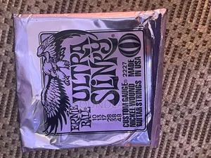 Ernie Ball Ultra Slinky Electric Guitar Strings.