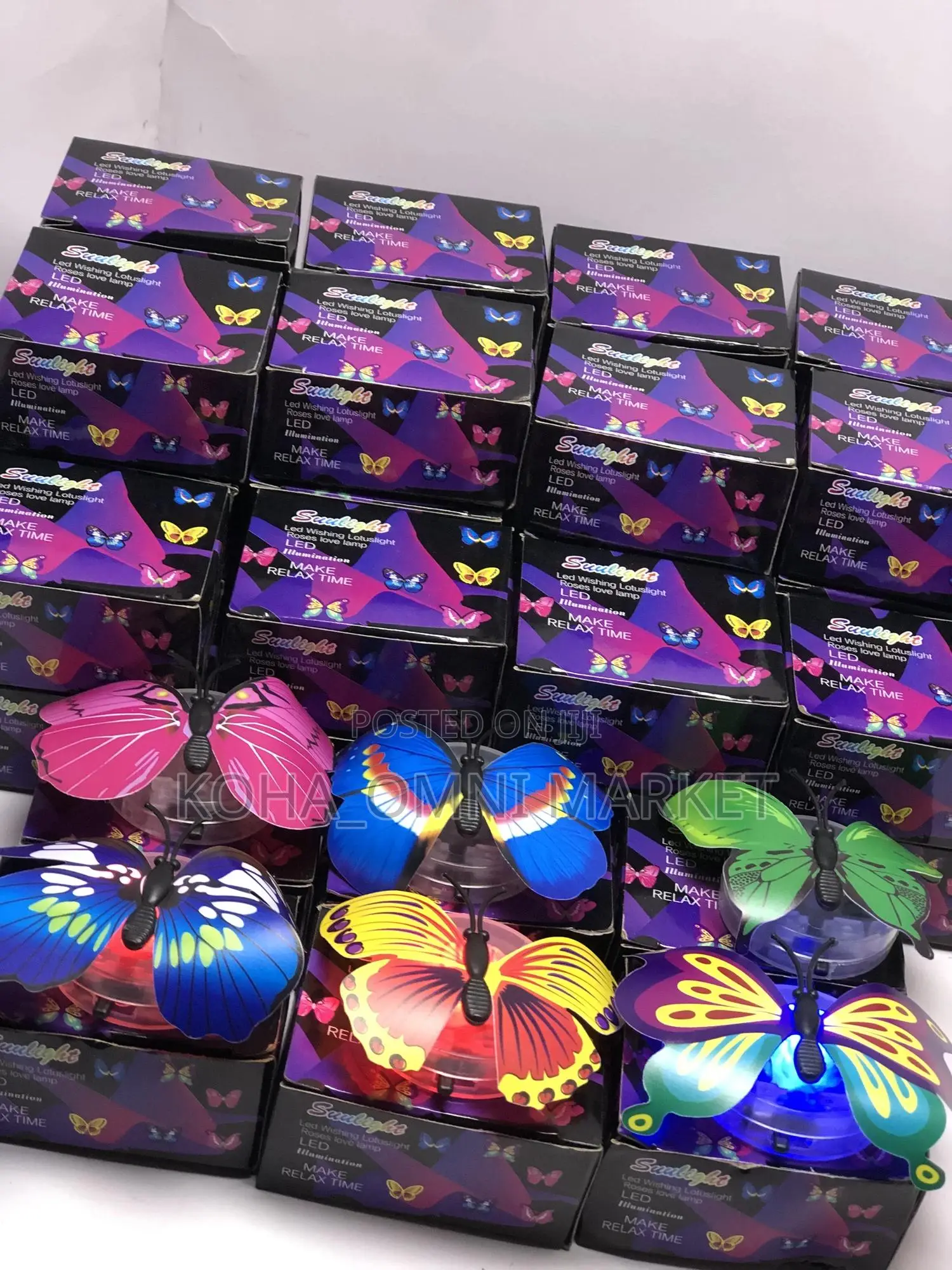 6 PCS Butterfly Led Light