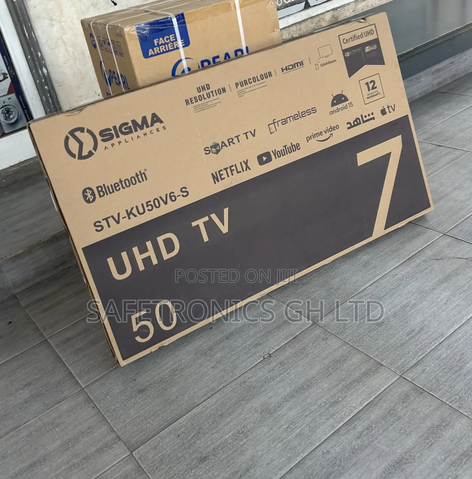 Order Clear 50 Inch Smart Sigma Led Satellite Digital Frameless Tv