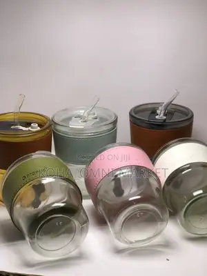 Glass Cup + Glass Straw