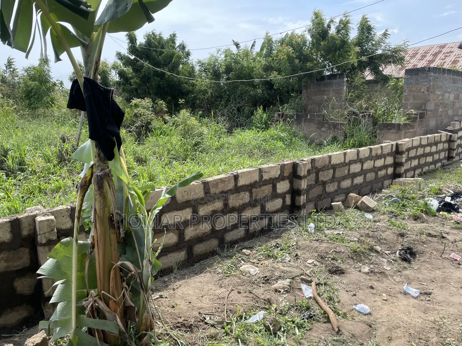 Fenced Land For Sale At Ashalaja