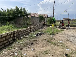 Fenced Land For Sale At Ashalaja