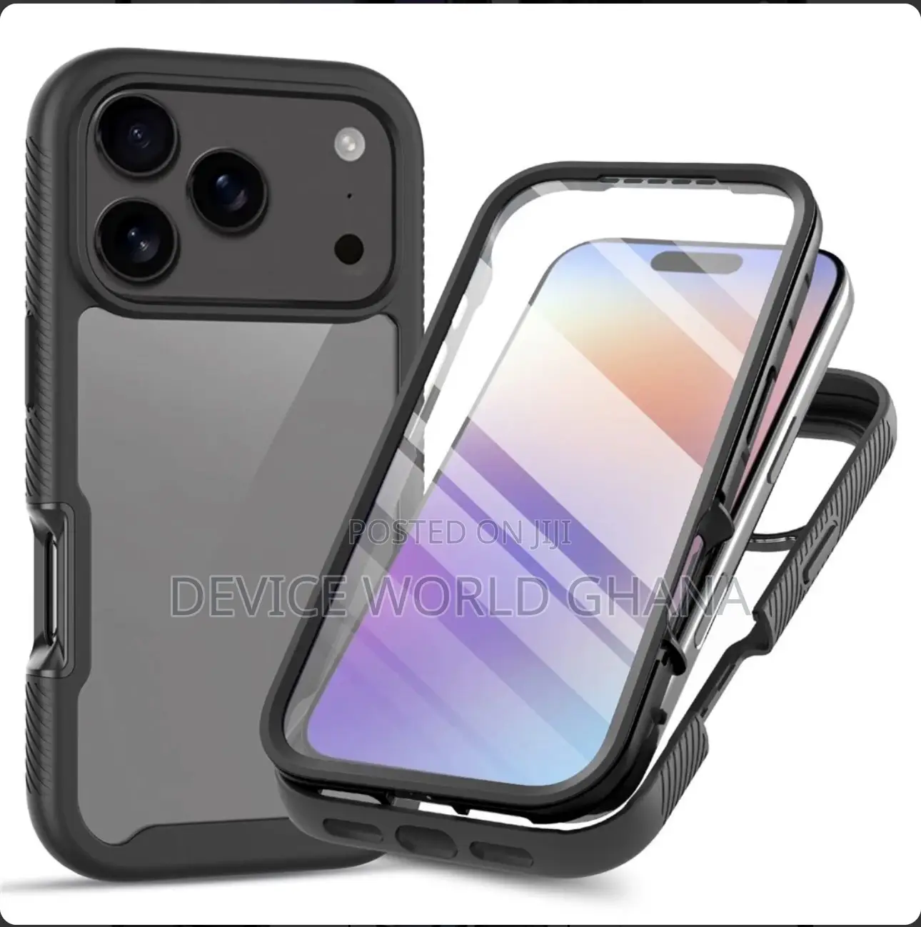Trans. 360 Case for iPhone 17promax 16pmax 15pmax 14pm 16