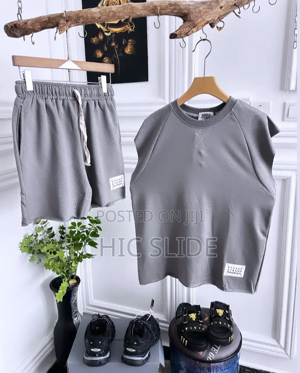 Trendy Men’S Sleeveless Top N Down Shorts