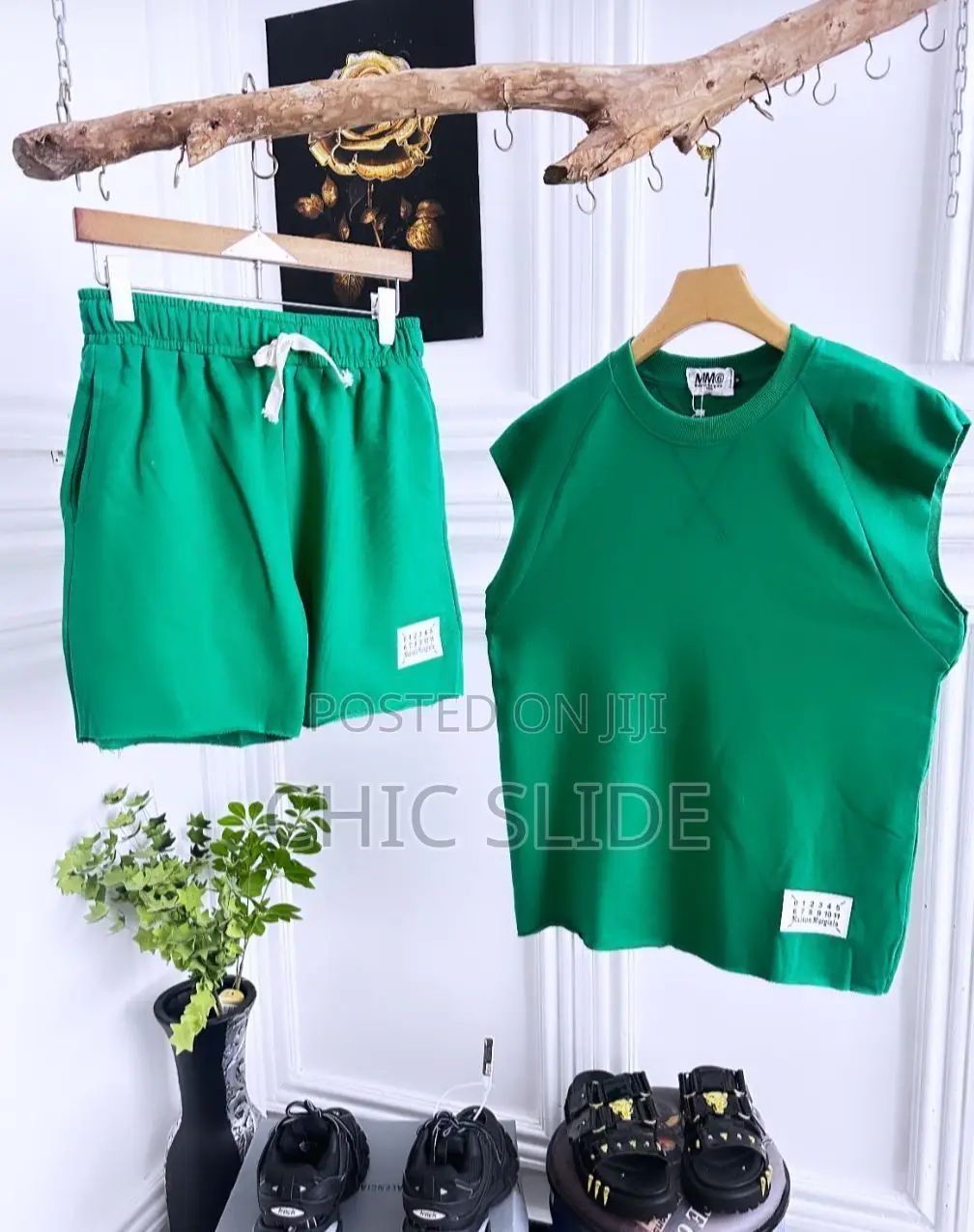 Trendy Men’S Sleeveless Top N Down Shorts