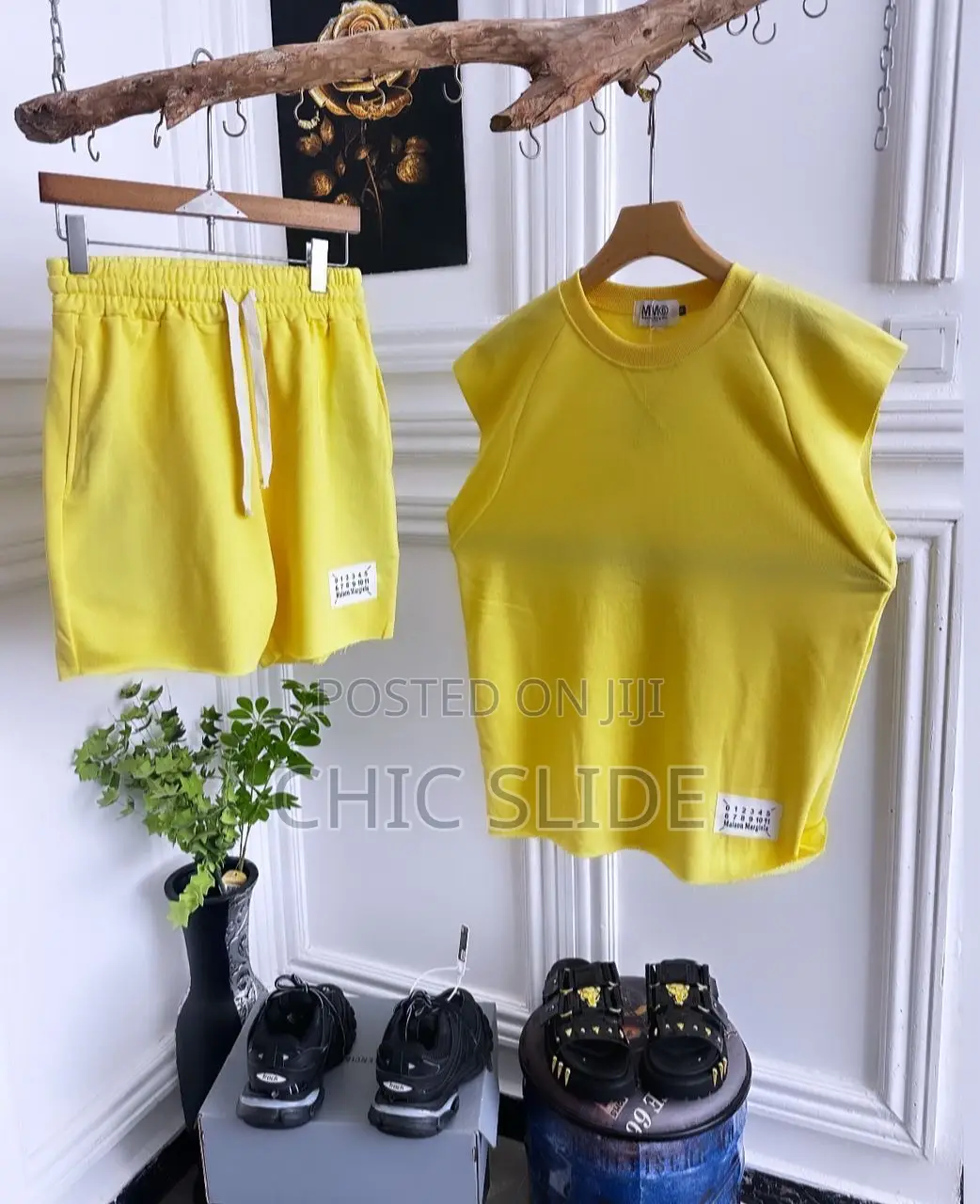 Trendy Men’S Sleeveless Top N Down Shorts