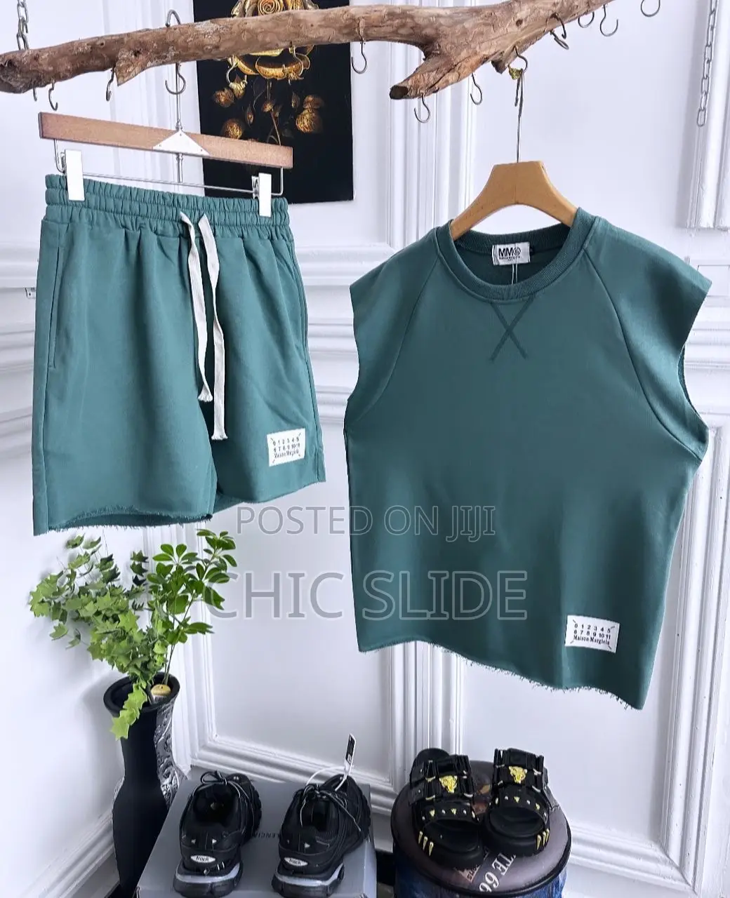 Trendy Men’S Sleeveless Top N Down Shorts