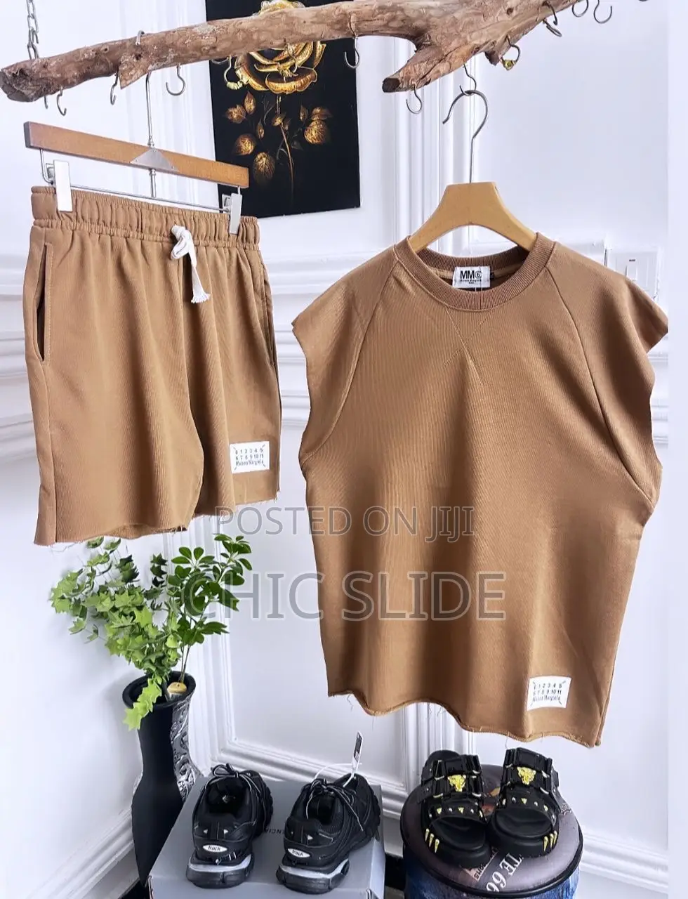 Trendy Men’S Sleeveless Top N Down Shorts