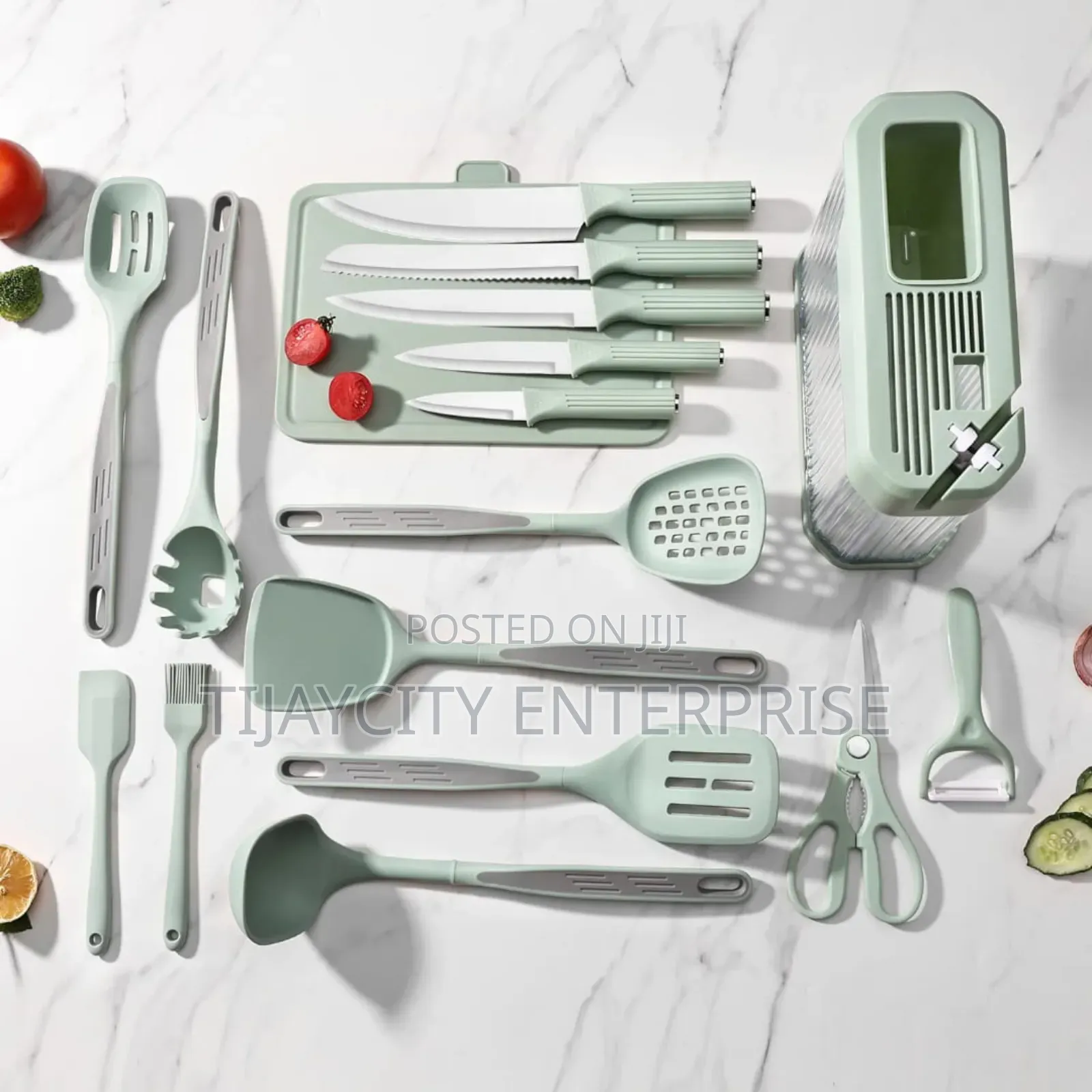 Silicone Utensils and Knives Set