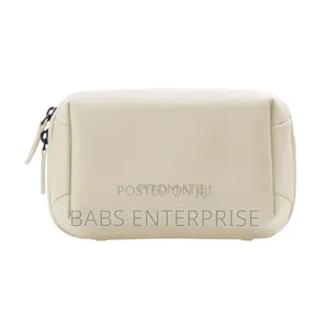 Promate Velvena Compact Tech Essential Organizer Pouch Bag Beige