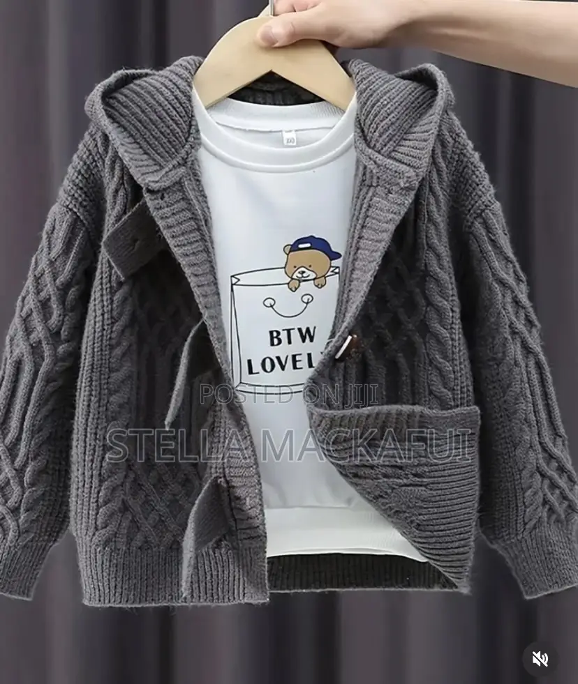 Knitted Hoodie Sweaters for 1-2yrs Only