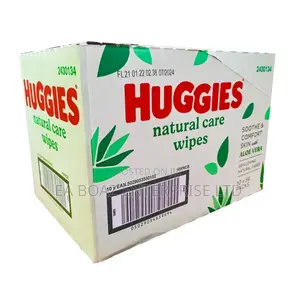 Huggies Natural Care Baby Wipes ,Aloe Vera - 10x56 Wipes
