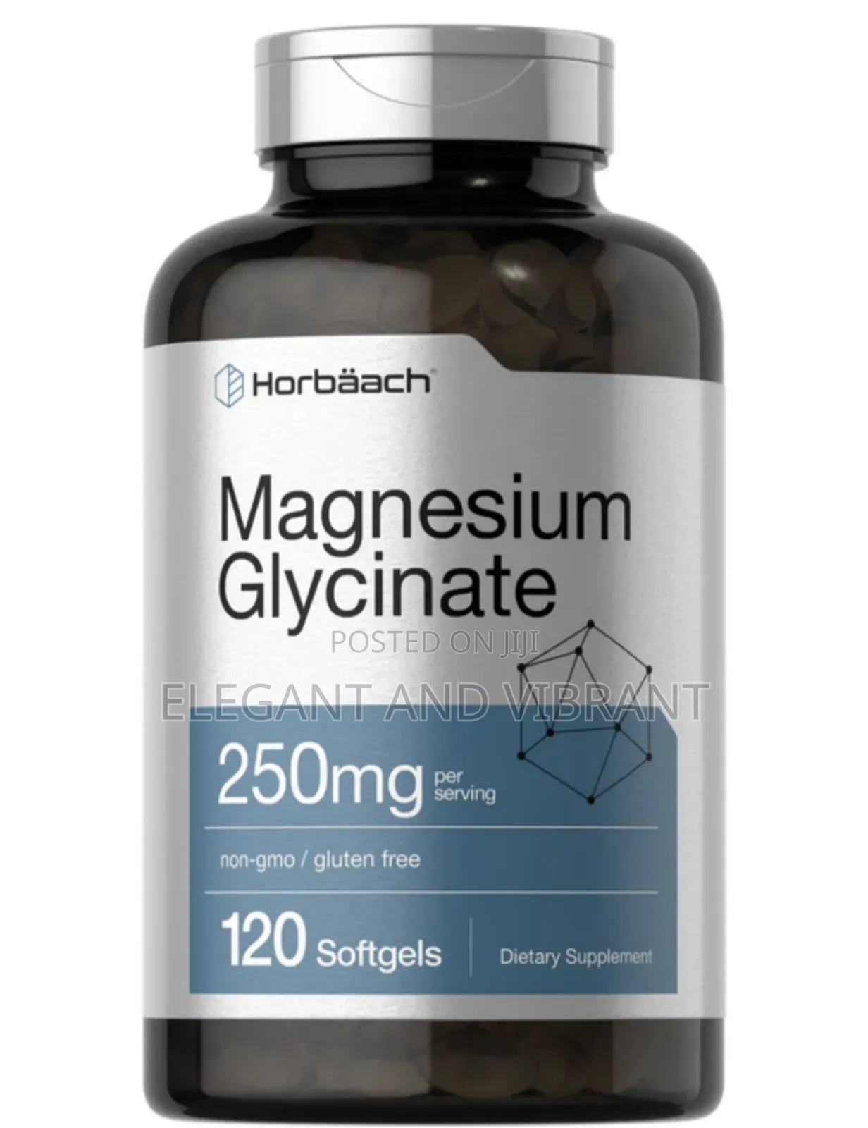 Magnesium Glycinate 250mg Per Serving | 120 Softgels