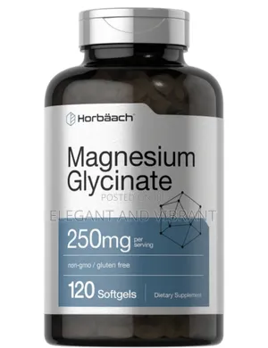 Magnesium Glycinate 250mg Per Serving | 120 Softgels