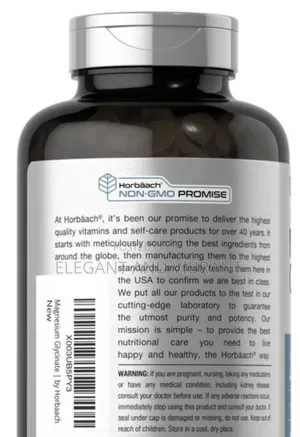 Magnesium Glycinate 250mg Per Serving | 120 Softgels