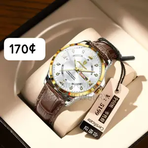 Poedagar Brown Leather Watch