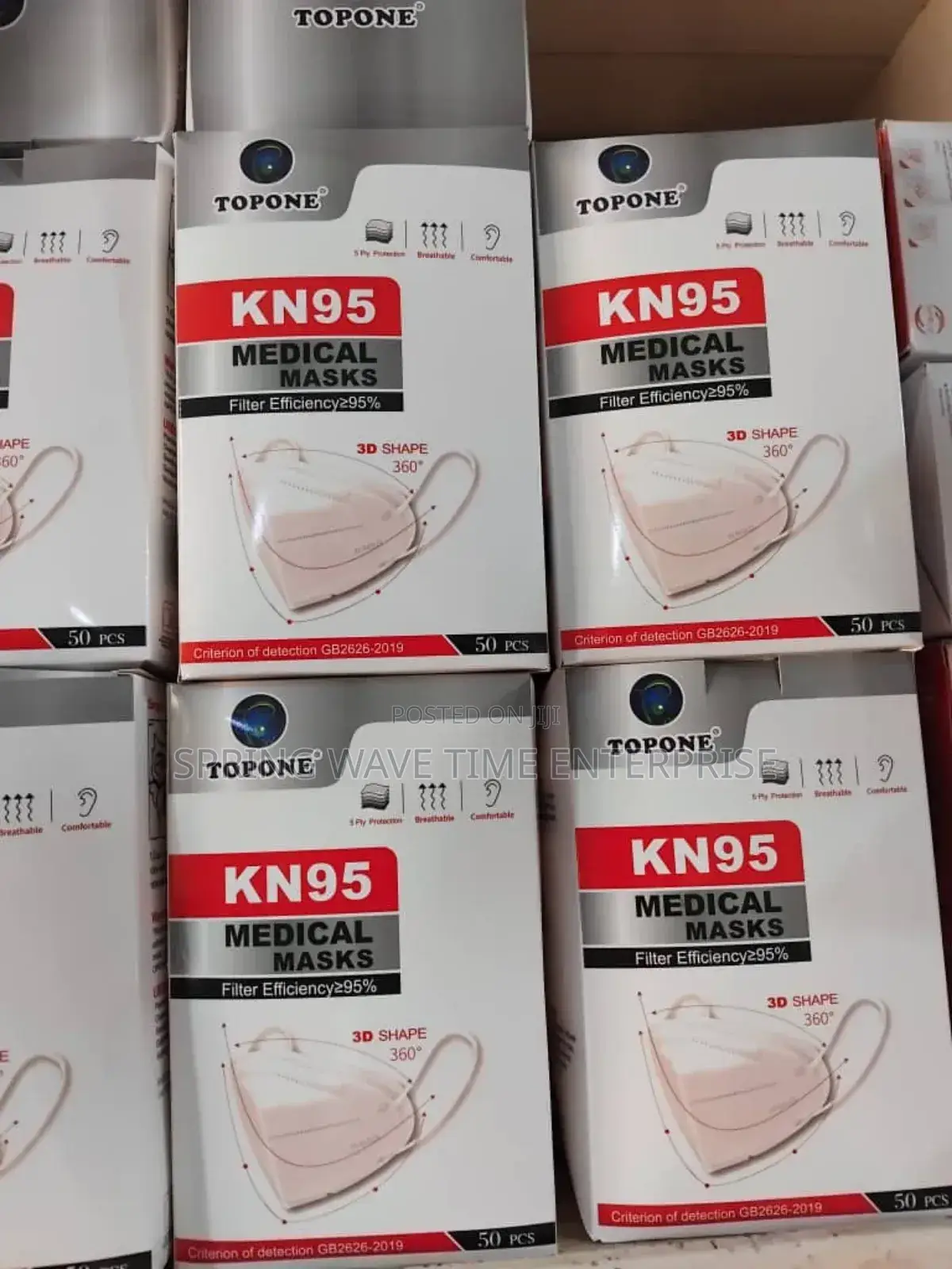 Kn95 Medical Nose Mask 50 Pieces In Pack