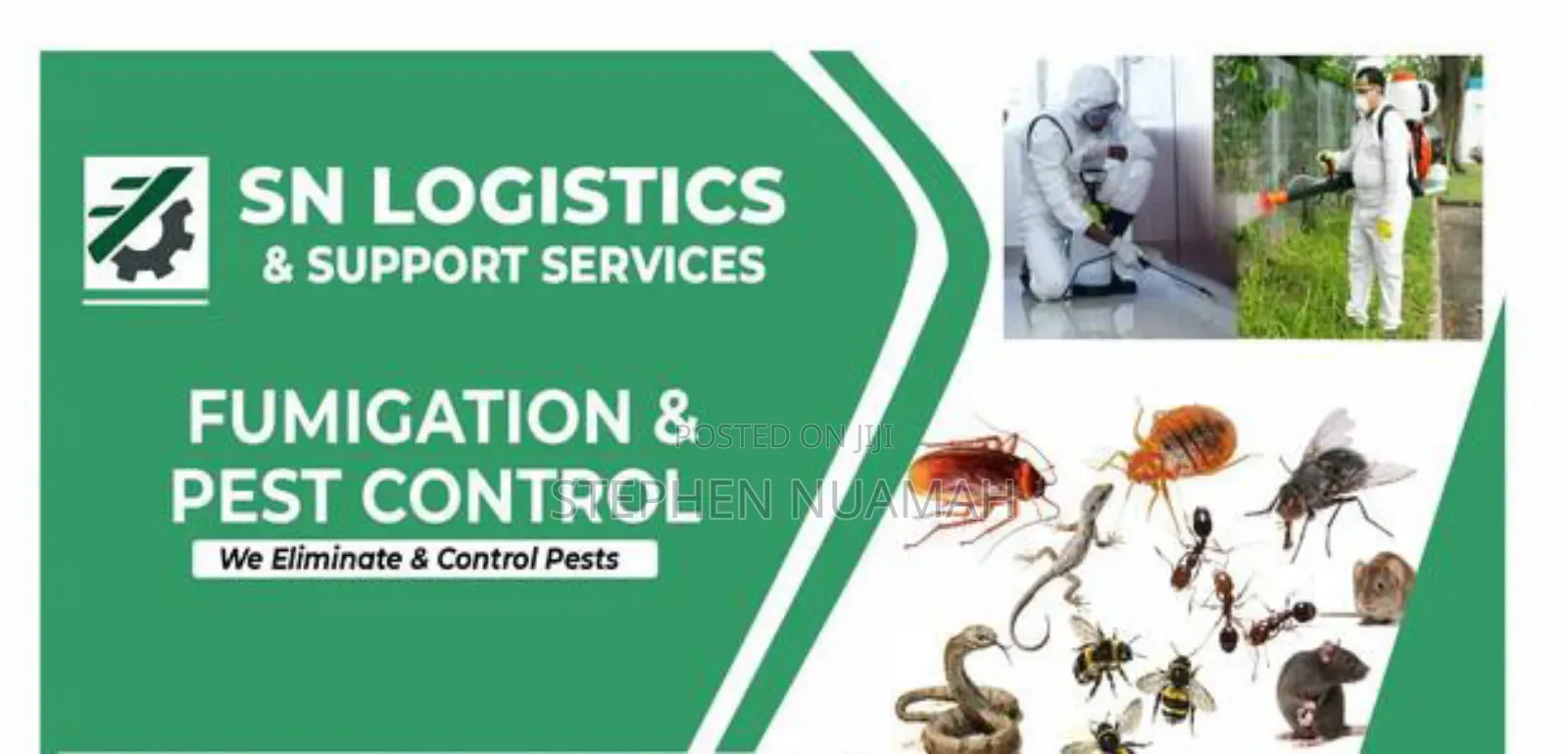 Epa Licensed Pest Control, Fumigation Services And Disinfections