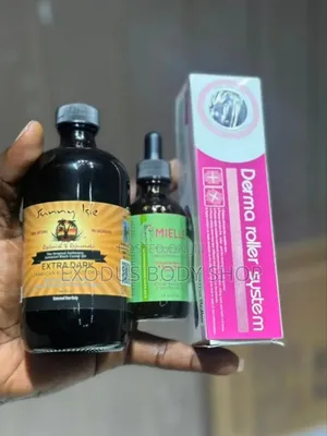 Castor Oil, Mielle Rosemary Mint and Derma Roller Combo Set