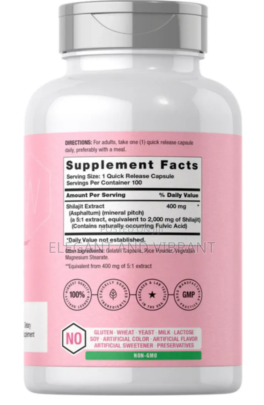 Shilajit 2000mg | 100 Capsules
