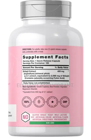 Shilajit 2000mg | 100 Capsules