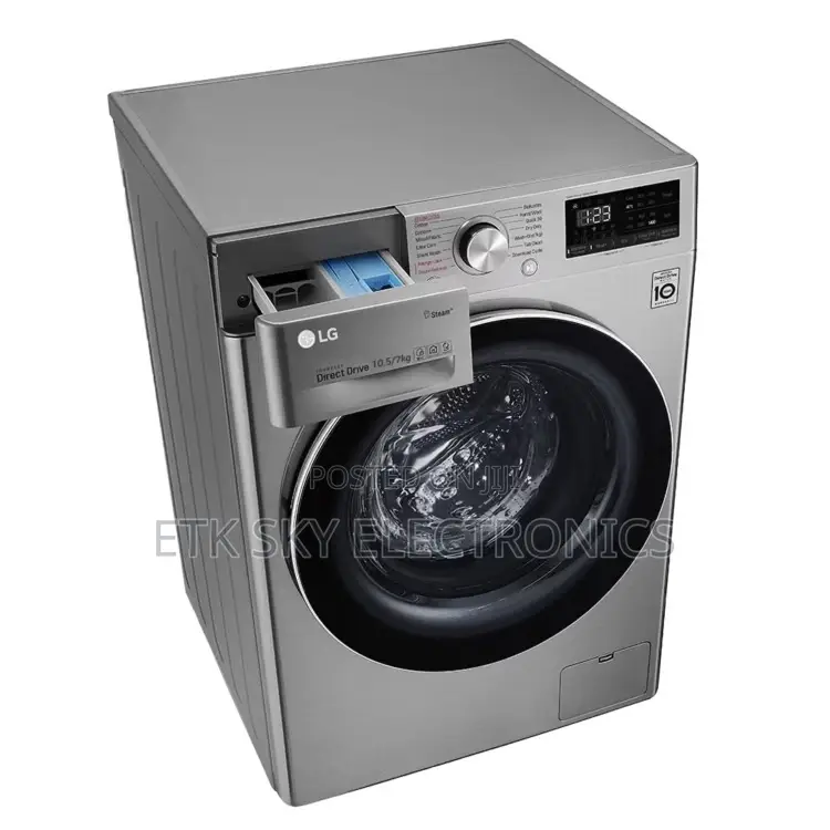 Lg F4v5rgp2t 10.5kg/7kg Front Load Washing Machine