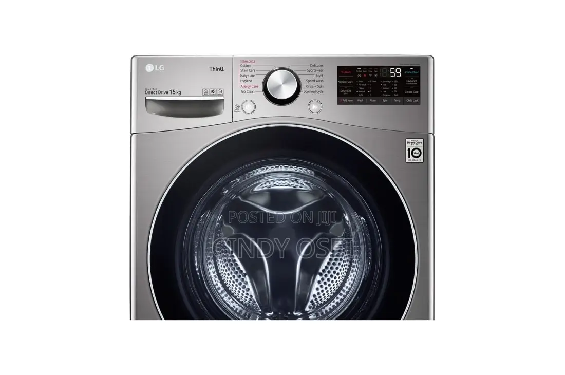 Lg F0l9dyp2s 15kg | Front Load Washer | Ai DDTM | Thinqtm | Turbowash