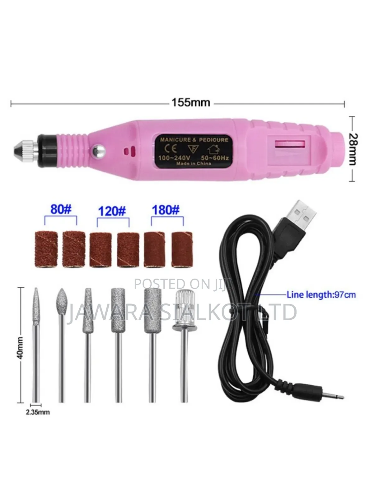 Electric Nail File Hand Foot Care Tool Set Manicure Pedicure Set