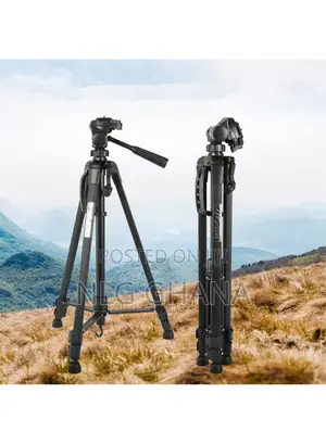 Aluminum Alloy Tripod With Three-Way Panel Ball Head. Tvx6959