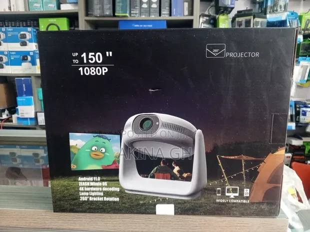 Smart Android Portable Projector Rechargeable