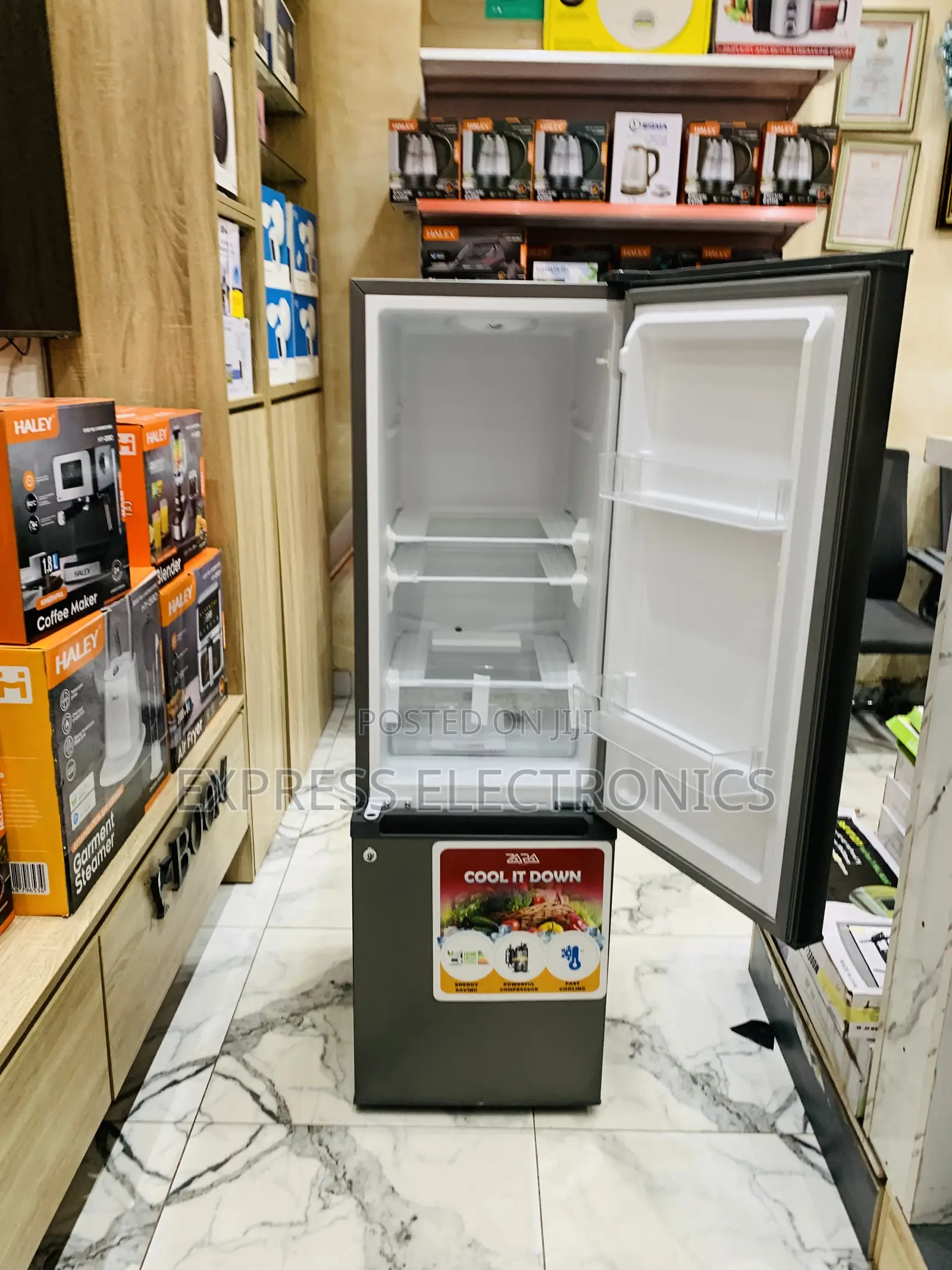 Available Now at Store Double Door Fridge Zara 240bf 161l