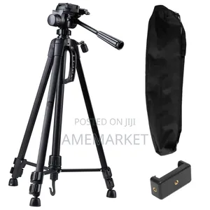 Tripod Stand With Phone Holder For Phone, Cameras, Camcorder