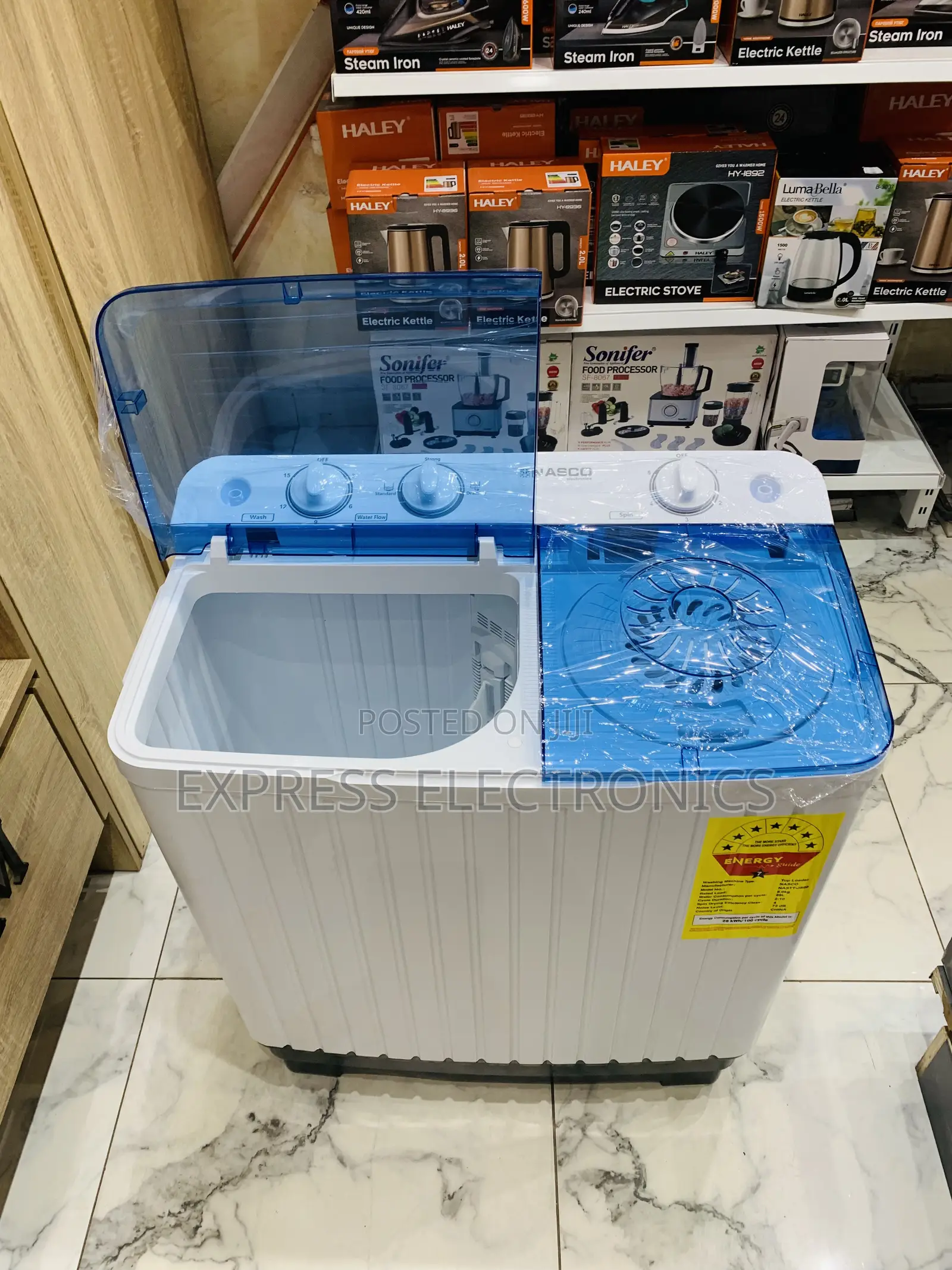 Text Us for Your Nasco 8kg Nasco Semi Automatic Top Loop Ad Twintub