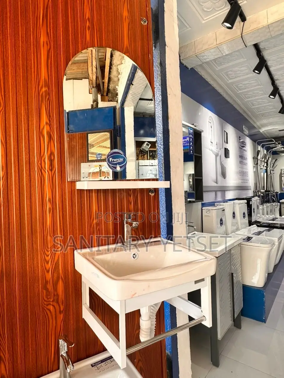 Imported White Cabinet Basin With Mirror Complete_wash Hand Cabinet