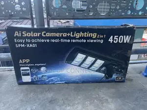 All in 1 Integrated Solar Street Light With 4g PTZ Ai Camera