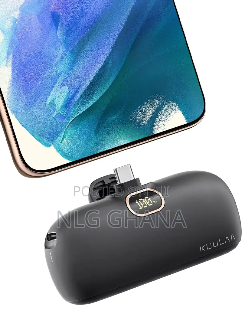 18w 5000mah Mini Type C Power Bank Digital. Ghx6007