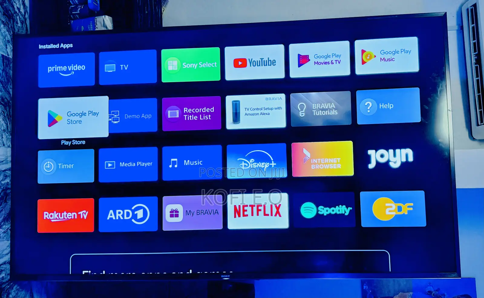 Sony 55 Inch Android Smart Uhd Digital Satellite TVS