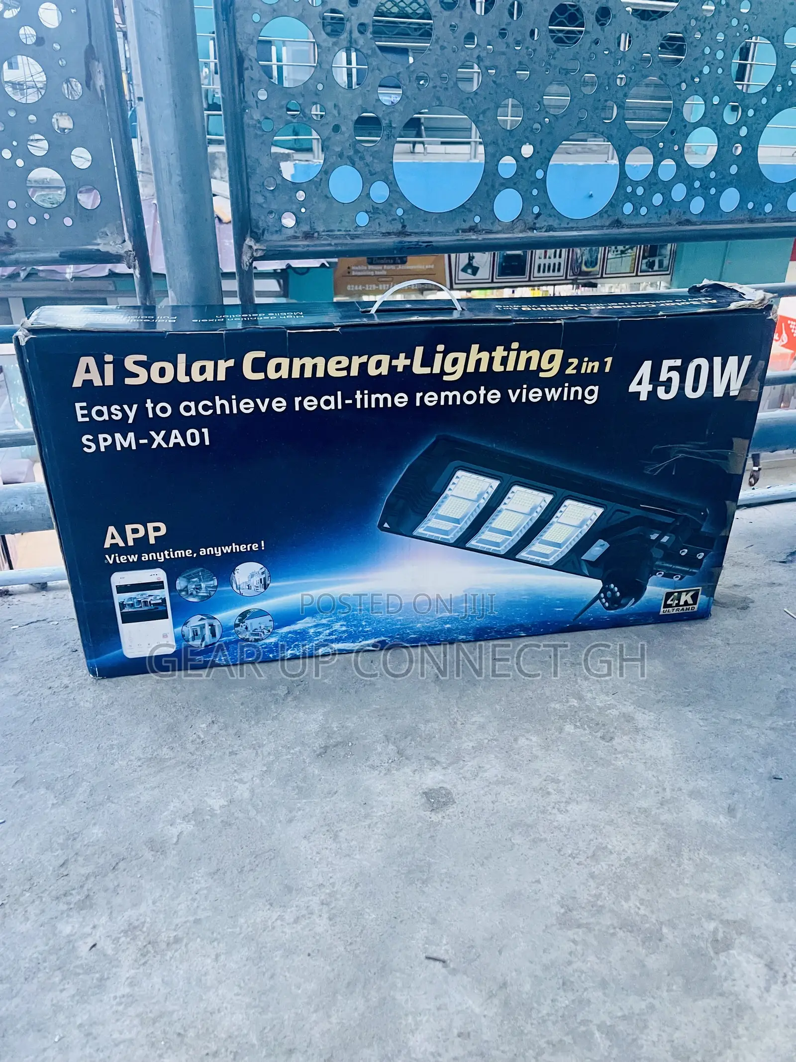 All in 1 Integrated Solar Street Light With 4g PTZ Ai Camera