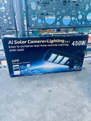 All in 1 Integrated Solar Street Light With 4g PTZ Ai Camera