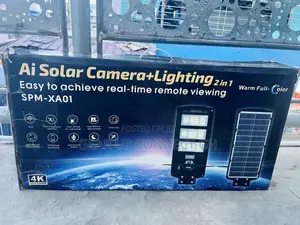 All in 1 Integrated Solar Street Light With 4g PTZ Ai Camera