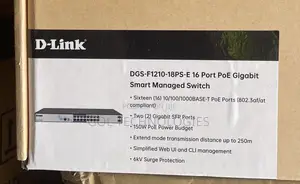 Dlink DGS-F1210-18ps-E 16 Port Poe Gigabit Smart Managed Switch